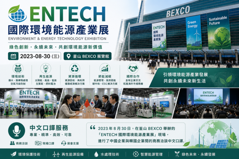 ENTECH 國際環境能源產業展